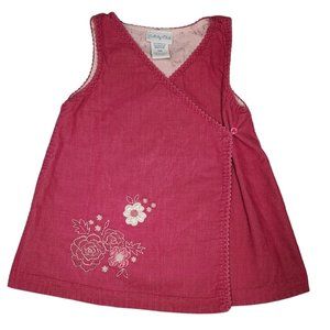 Girls Pink Wrap Dress